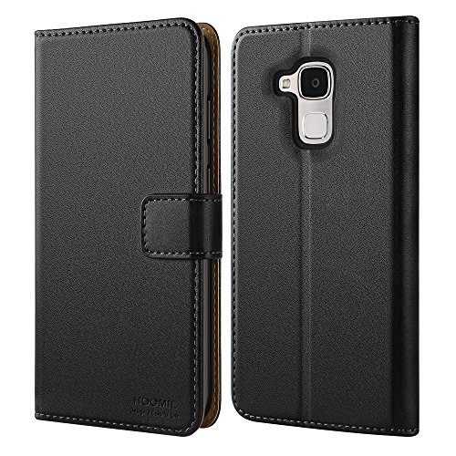 Honor 5C HÃ¼lle, HOOMIL HandyhÃ¼lle Huawei Honor 5C Tasche Leder Flip Case Brieftasche Etui SchutzhÃ¼lle fÃ¼r Huawei Honor 5C Cover - Schwarz (H3063)