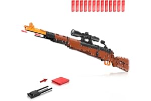 Sosuy Kar98k Fusil Bloques de Construcción, Pistola Armas Modelo Realista Disparable DIY 1025 Piezas para Adultos y Adolescentes 8+, Colección Militar para Aficionados, Regalo para Hombres y Niños​