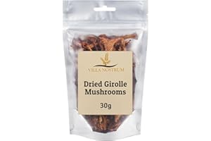 Dried Girolle Mushrooms (Chanterelles, Golden Chantrelle, Egg Mushrooms) 30g by Villa Nostrum