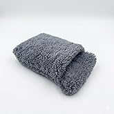 WONKEY - 4 Parmak Cila Eldiveni, Mikrofiber Cila Uygulama Pedi, Araba Pasta Cilası Uygulama Wax Padi, Yıkanabilir&Tekrar Kull