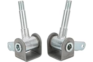 AMONIDA Ersatz-Spindelhalterung, Go Kart Achsschenkel 2 Stück M16 rechts links Spindelhalterungssatz aus Stahllegierung Spindelsatz Aus Stahllegierung für Gokart-Zubehör