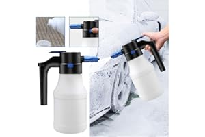 HNYLTON Shkalacar 1,5L Elektrischer Schaumsprüher Autowasch Sprühflasche, für Gartenarbeit Bewässerung von Pflanzen (Sprühflasche)