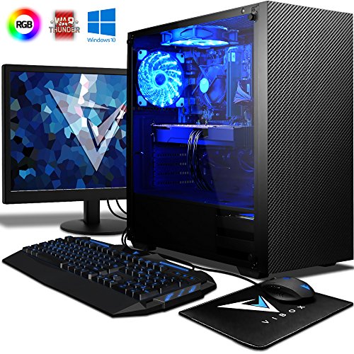 VIBOX Kaleidos RSR760-42 Gaming PC Ordenador de sobremesa con Cup  n de Juego  Win 10  22  HD Monitor  4 1GHz AMD Ryzen 8-Core Procesador  Radeon RX 560 Tarjeta Grafica  8GB DDR4 RAM  1TB HDD-SSD  VIBOX Kaleidos RSR760-42 Gaming PC Ordenador de sobremesa con Cup  n de Juego  Win 10  22  HD Monitor  4 1GHz AMD Ryzen 8-Core Procesador  Radeon RX 560 Tarjeta Grafica  8GB DDR4 RAM  1TB HDD-SSD