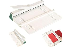 Kraftig Manuell Veckmaskin, A3/A4-pappersritnings- Och Vikverktyg Med Klar Skala Och Förlängt Positioneringsblock, Perfekt For Kommersiell Kontorsbokpress, Brev- Och Korttillverkning