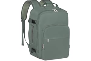 OTAHGK Equipaje de Mano Mochila de Viaje 45 × 36 × 20 para Easyjet, 40 L Maletas de Cabina Bolsa de Viaje Mochila Casual Asiento Inferior Equipaje de Mano Mochila para Portátil de 17 Pulgadas Escuela