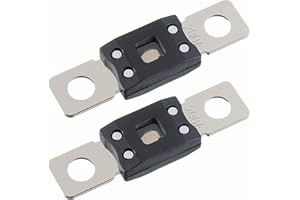 SIGANDG 200A MEGA Fusible à Courant Élevé AMG 200 Ampères à Boulonner Pour Voitures, Camions, Véhicules de Construction, Autobus, Caravanes (2 Pièces)