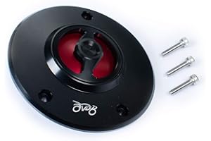 avdb-moto Trappe à Essence 1/4 de tour compatible avec KAWASAKI Z750, Z1000, ZZR, ER5, ER6, ZX6R, ZX9R, ZX10R 2000-2005 (ROUGE)