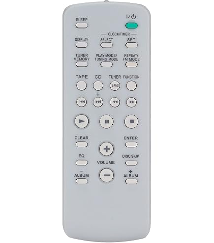 ALLIMITY RM-SC3 Telecomando Compatibile con Sony Audio System CMT-GPX7 CMT-HPX7 CMT-NE5 HCD-CPX11 HCD-HPX7 HCD-NE5 HCD-RG170 MHC-NXM1 MHC-NXM3 MHC-RG170 MHC-RG470 MHC-RG475 MHC-GN880