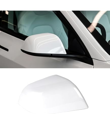 Fockety 8202202 - Couvercle Rétroviseur Latéral Droit Tesla Model Y 2020-2023 – Cache Miroir Passager ABS Robuste