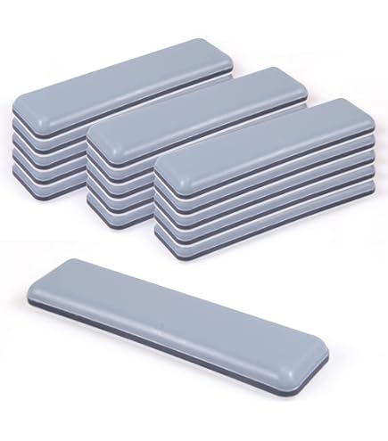 Professional Furniture-Sliders │ 4 Pieces │ Oblong │ 24 X 100 Mm │ Self