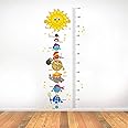 Rawpockets Decals ' Solar System and Height Measurements Chart for Kids - Kids Room ' Extra Large Size ( Wall Coverage Area - Height 160 cms X Width 45 cms )(Pack of 1)Wall Sticker
