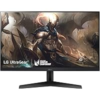 LG 24GN60R-B - Monitor Gaming UltraGear 23.8 pulgadas FHD, Panel IPS de 1ms, HDR 10, 1920x1080, Dynamic Action Sync (DAS Mode