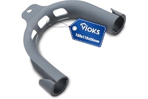 ‎VIOKS VIOKS Haltebogen Ablaufschlauch 180 Grad Bogen PVC - Halterung für Waschmaschine Ablaufschlauch & Schlauch Halterung für Geschirrspüler, Trockner