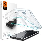 Spigen Galaxy S24 Ultra ile Uyumlu Kolay Kurulum Cam Ekran Koruyucu GLAS.tR EZ Fit HD (2 Adet) Şeffaf - AGL07495 (Spigen TR G