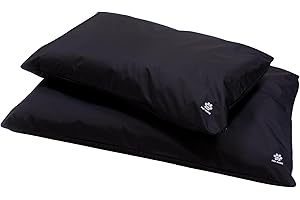 UK Pet Beds Replacement Dog Bed Cover - Heavy Duty Waterproof - Easy Clean - Size Large - Colour Black