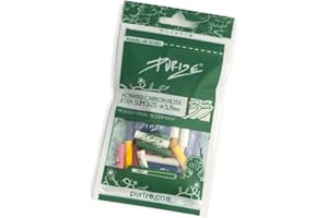 PURIZE® 33 filtros de carbón activo XTRA Slim Size Mix + 1/10 adhesivos, diámetro 5,9 mm, filtro premium – carbón activo a base de coco