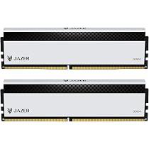 JAZER RAM DDR4 32GB (2x16GB) 3200MHz CL18 UDIMM Desktop | XMP 2.0