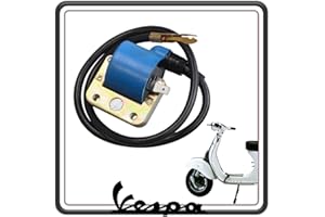 GSC RICAMBI SRL BOBINA ACCENSIONE ESTERNA COMPATIBILE PER PIAGGIO BRAVO - CIAO - GRILLO - VESPA 50 - VESPA 50 SPECIAL - 125 ET3 PRIMAVERA - VESPA PX 125 150 CON PUNTINE.