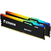 Kingston Beast RGB 32GB DDR5 6000MT/s CL36 DIMM Masa&uuml;st&uuml; Ram Kit (2x16GB) - KF560C36BBE2AK2/32TR