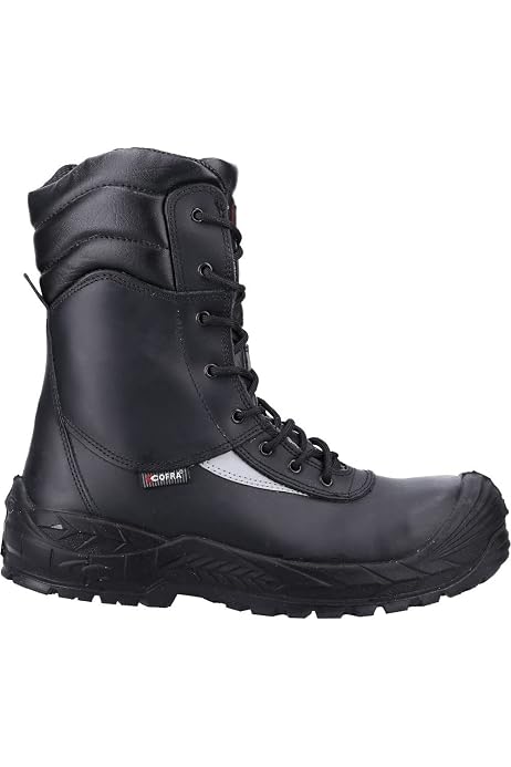 Scarpe Antinfortunistiche COFRA Guadiana - Pelle Idrorepellente - Suola Poliuretano - Taglia 40 Nero - Foto 4