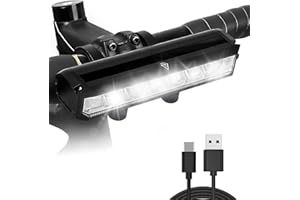 FXINRUIA Fahrradlicht 1400 Lumen Superhelle LED 4000mah USB wiederaufladbare Lampe，5 Modus Wasserdichtes Licht IPX5 LED Fahrradlampe für Nachtradeln Wasserdichter Scheinwerfer für Fahrrad Mountainbike