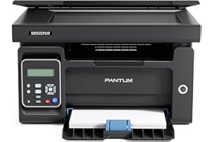 PANTUM M6500NW Multifunction Laser Printer, Wireless Mono A4 Printer with USB, Ethernet, 22ppm, Manual Duplex, 1200 × 1200 dpi, All-in-One for Home & Office