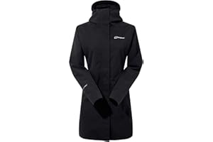 Berghaus Women's Omeara Long Length Waterproof Shell Jacket, Durable