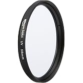Amazon Basics 58 mm Circular UV Protection Filter for Clearer Images, Protects Against Dust, Dirt and Scratches