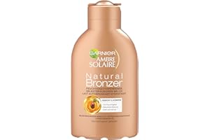 Garnier Natural Bronzer mleczko samoopalające, zapewnia naturalną opaleniznę, szybko się wchłania, nawilża, Ambre Solaire, 150 ml