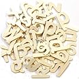 Plain Wooden(Lower case) Letters -60 Approx by arkCRAFT