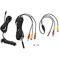 REARMASTER 12V Cigarette Lighter Power Supply Kit for Car rear view camera and Monitor with RCA connection