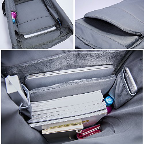 KALIDI 17 Zoll Laptop Rucksack Backpack Schulrucksack für bis zu 15.6 zoll Laptop Notebook Computer Arbeit Campus Studenten Outdoor Reisen Wandern mit Großer Kapazität - 6