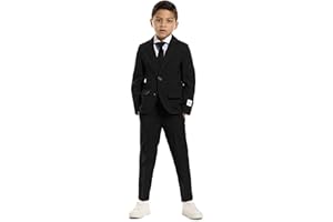 OppoSuits Men Suit Set di Pantaloni Eleganti da Lavoro Bambino
