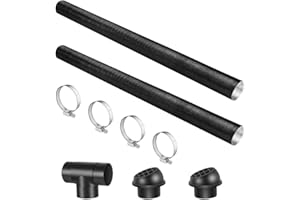 XUXLEKK 75mm Condotto del Tubo di Riscaldamento, Tubos per Riscaldamento Auto, Riscaldatore Condotto T Tubo Presa Scarico dell'aria Calda per Webasto Eberspacher