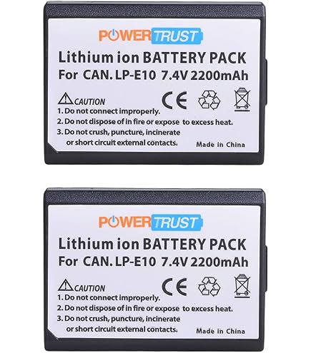 Jupio Batteria fotocamera LP-E10 Canon
