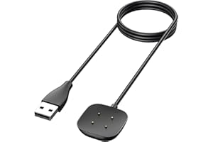 Wanme Charger for Fitbit Versa 4 /Versa 3 /Sense 2 /Sense, USB Replacement Charger Cable Charging Cord Dock for Versa 4
