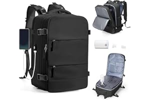 SZSYCN Vacuum Backpack Travel Bag With Pump New Ryanair Cabin Bags 40x30x20 Underseat Carry On Baggage with Compression System For Flights Waterproof Laptop Backpack With USB Port Shoe Compartment