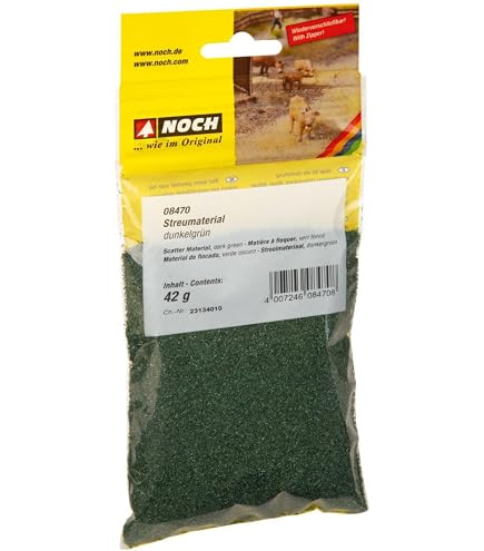 Heki Feuillage Vert Moyen 200 Ml | Flocons Végétaux Pour Dioramas Et Maquettes | Fabriqué En Allemagne