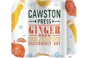 Cawston Press Ginger Beer, 4 x 330ml Cans