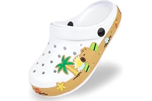 ZEPYFXIT Unisex Kinder Clogs Badelatschen Badesandalen Badeschuhe Gartenschuhe Pantoletten Mädchen Jungen Badeschlappen rutschfeste Atmungsaktive Strand Sandalen