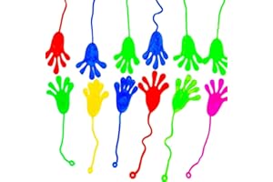12x Klatschhand Kinder Mitgebsel & Gastgeschenke & Give aways - Glibberhand als Party Mitbringsel für Jungen & Mädchen - Kindergeburtstag Geschenke