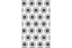 Vaessen Creative Mini Carpeta de Embossing, Flores, para Agregar Textura y Dimensión a Páginas de Scrapbook, Tarjetas y Otras Manualidades de Papel, Aluminio, 7,6 x 12,7 cm