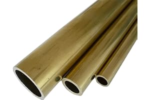 B&T Metall Messing Rohr Ø 15,0 x 2,0 mm rund - ca. 500 mm lang Legierung Ms63 (CuZn37)