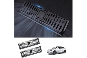 Ywooon Backseat Air Vent Protection Cover for Tesla Model Y 2020-2024 2025 Premium Protection for Rear Seat Ventilation Vehicles, Snap-in Installation Air Conditioning Outlet Grille Protector Pack