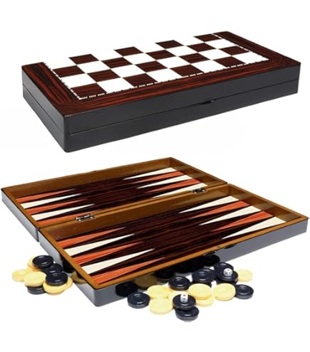 Backgammon hout - Schaak en Gowinkel het Paard