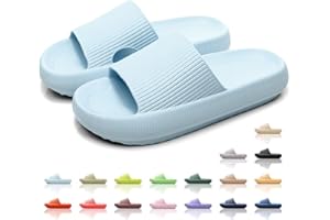 Exceligen Chmura suwaki dla kobiet i mężczyzn Cozisliders oryginalne kapcie antypoślizgowa poduszka prysznic slajdy otwarte palce wygodne szybkoschnące klapki łazienkowe sandały