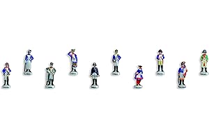 ALCARA FaisTonGateau - fèves thème Napoléon et ses soldats - Fèves de collection pour galette de rois Epiphanie - 10 fèves multicolores