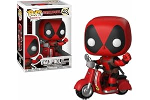 Funko Pop! Rides: Deadpool - Deadpool & Scooter - Figurine en Vinyle à Collectionner - Idée de Cadeau - Produits Officiels - Jouets pour Les Enfants et Adultes - Comic Books Fans