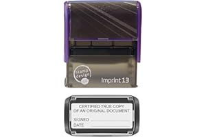 Certified to be a True Copy of The Original - for Solicitors, Financial Advisors Rubber Stamp - Stamp Design 4U Imprint13