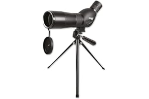 Technaxx 20-60x60 Spotting Scope with Tripod TX-180 for Birdwatching, Target Shooting – BK7 Prism, 60mm Aperture for Bright Images, Fully Coated Lens